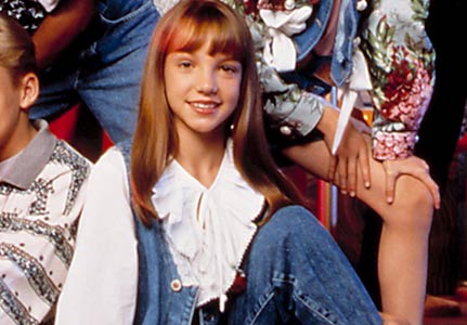 Young Britney in the Mickey Mouse Club